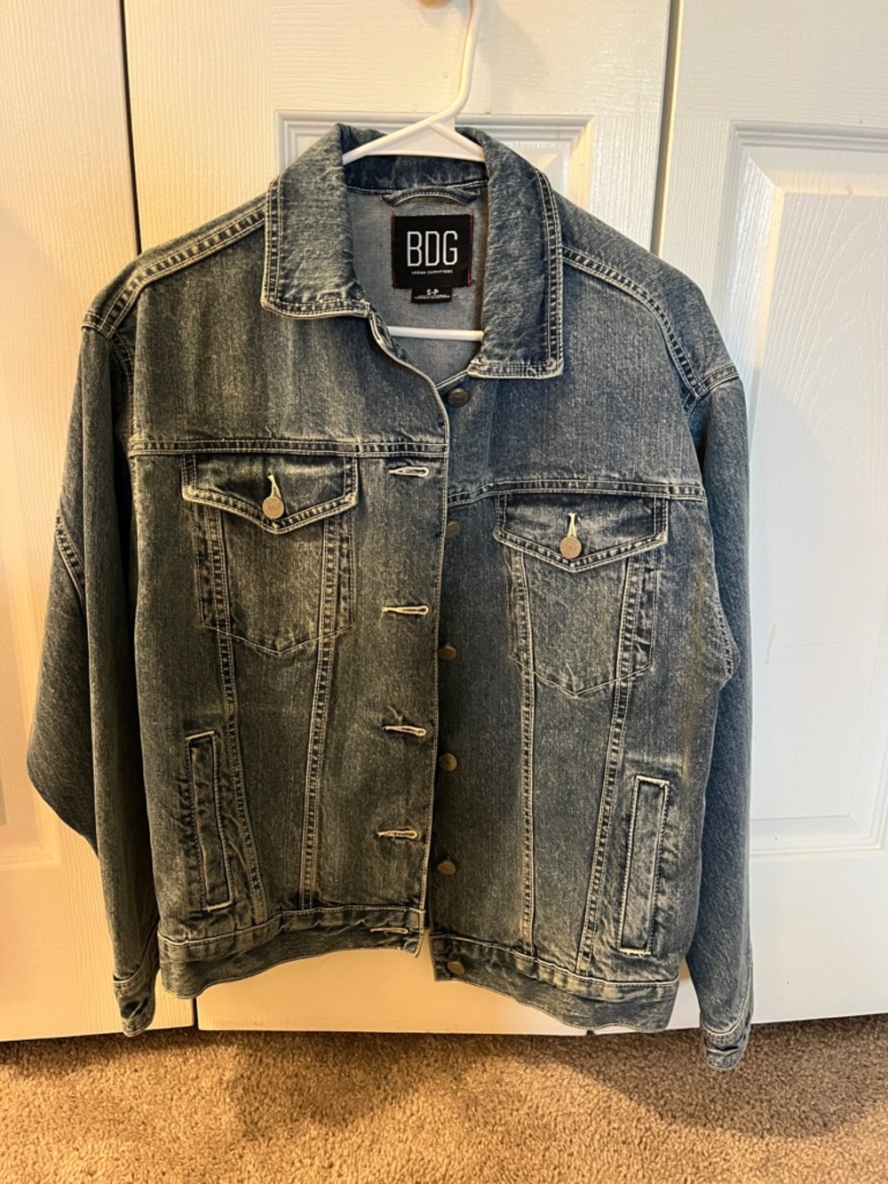BDG Washed Gray-Black Denim Jacket